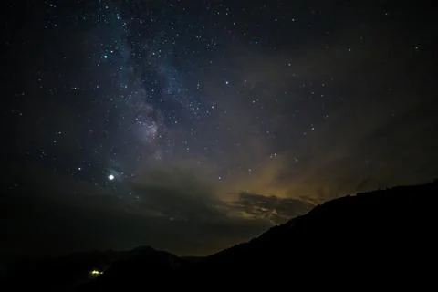 Celestial Symphony: Galactic Elegance Stock Photos