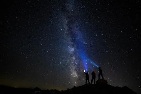 Celestial Symphony: Galactic Elegance Stock Photos