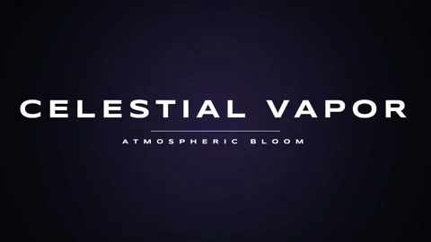Celestial vapor background with ethereal atmospheric bloom design concept. Vídeos de archivo 337656349