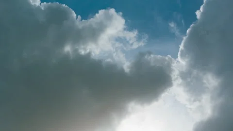 Celestial Waves: Incredible 4K Timelapse of Clouds Stock Footage 268722796