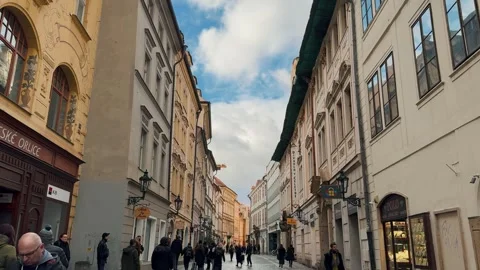 Celetna Street 2 (Editorial) Video stock 319383726