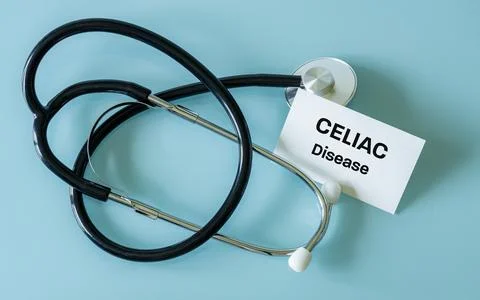 Celiac disease. Foto stock