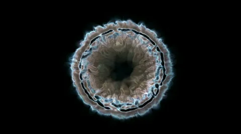 Cell and bacteria division. Stock Footage 3520152