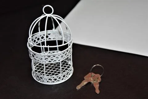 Cell and keys Stock Photos