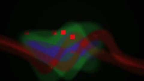 Cell Biology Microscope Fluorescence Image. Stock Footage 335348961
