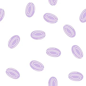 Cell blood glyph seamless pattern イラスト素材