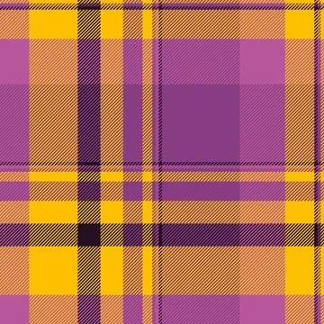 Cell check texture seamless, india vector pattern plaid. Horizon tartan fab.. Stock Illustration