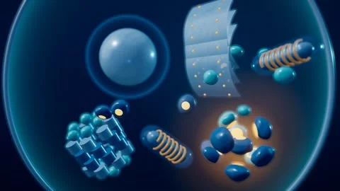 Cell clears some misfolded proteins while others build up Stock Footage 344537744