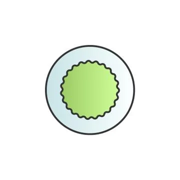 Cell color gradient vector icon Stock Illustration