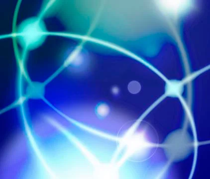 Cell connection graphic Illustrazione stock