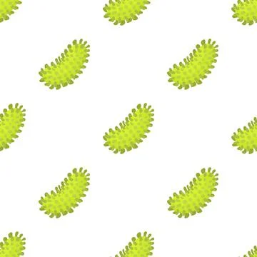Cell of dangerous virus pattern seamless vector イラスト素材