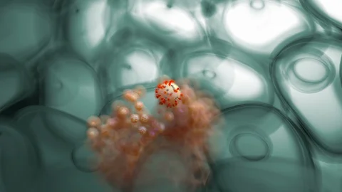 Cell death Stock Footage 128854608