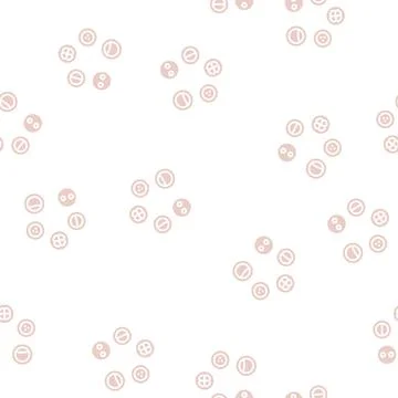 Cell development glyph seamless pattern Stock Illustration