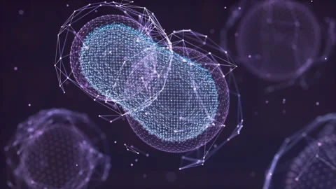 Cell Division Biotechnology Molecular Science Stock Footage 140761422