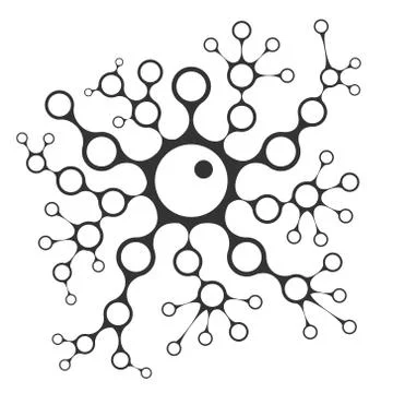 Cell division concept illustration Stock Illustration