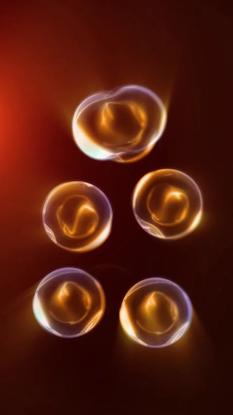 A cell division Stock Footage 318470496