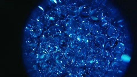 Cell division, formation of morula and embryo. The concept of the ovum, macro Stock Footage 233850869