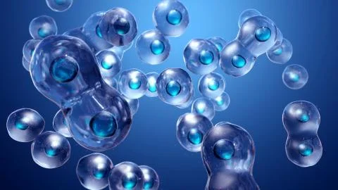 Cell Division or Cloning Cells Stock Illustration