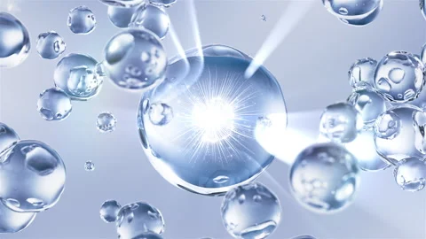 Cell division shuttle arranges penetrating essence essence ball molecular Stock Footage 307936462