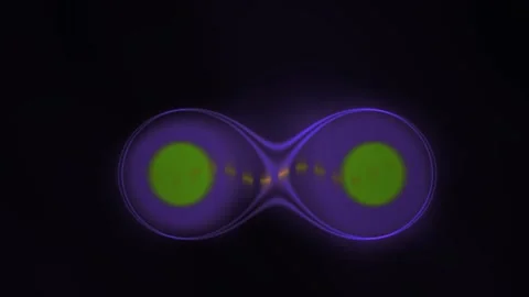 Cell Division Under Microscope Closeup. Stock Footage 334688131