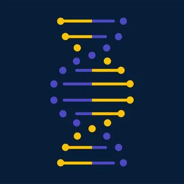 Cell, DNA molecule helix structure human gene code Illustrazione stock