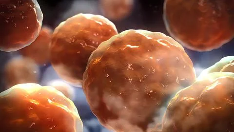 Cell function 3d medical 3D illustration Stock Illustration