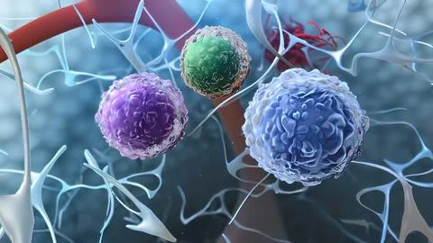 Cell function illustration Stock Illustration