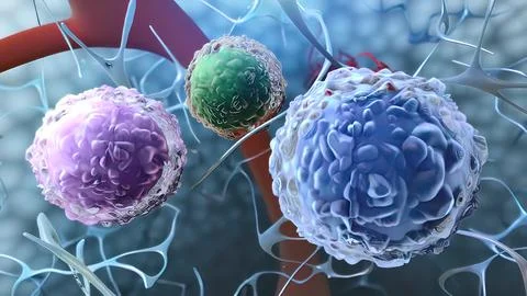 Cell function illustration Illustrazione stock