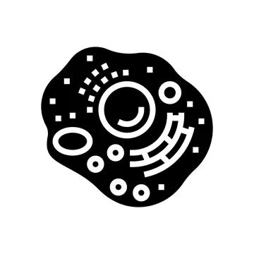 Cell human glyph icon vector illustration Stock Illustration