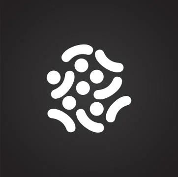 Cell icon on background for graphic and web design. Simple illustration Stock Illustration