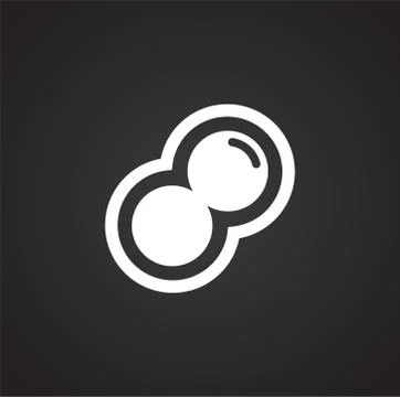 Cell icon on background for graphic and web design. Simple illustration Stock Illustration