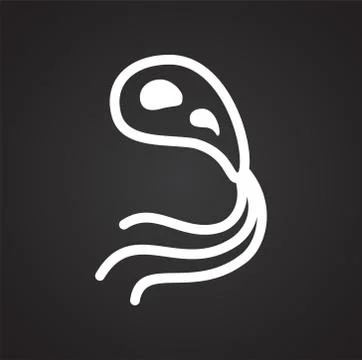 Cell icon on background for graphic and web design. Simple illustration 스톡 일러스트
