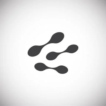 Cell icon on background for graphic and web design. Simple illustration Stock Illustration