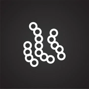 Cell icon on background for graphic and web design. Simple illustration Illustrazione stock