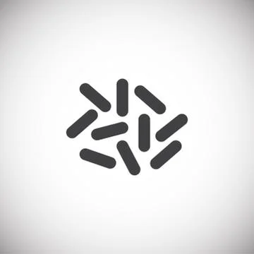 Cell icon on background for graphic and web design. Simple illustration Иллюстрация