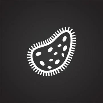 Cell icon on background for graphic and web design. Simple illustration 스톡 일러스트