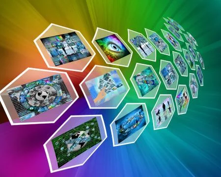 Cell interface Stock Illustration