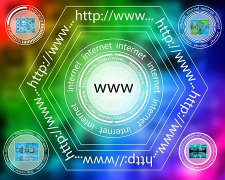 Cell interface Stock Illustration