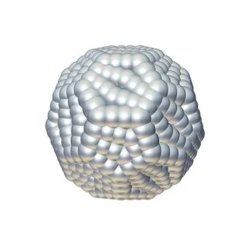 Cell isolated on white Stock Illustration