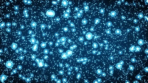 Cell LIGHTBLUE Stock Footage 107403706