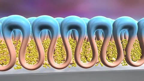 The cell membrane, also known as the plasma membrane, is a double layer of li イラスト素材