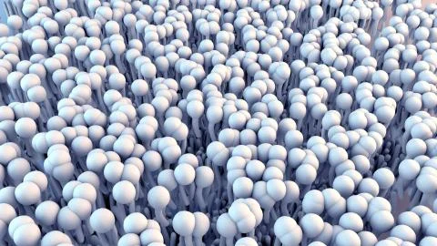 Cell Membrane structure in motion Stock Illustration