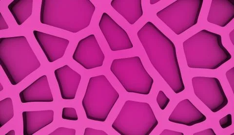Cell mesh background pink rendered Stock Illustration