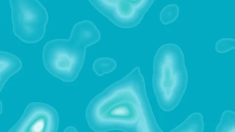 Cell like movement light blue gradient background Stock Footage 318439135