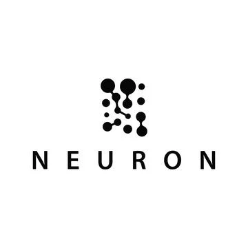 Cell neuron technology logo design illustration data simple abstract modern.. Stock Illustration