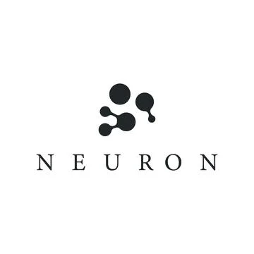 Cell neuron technology logo design illustration data simple abstract modern.. Stock Illustration