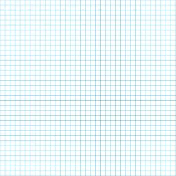 Cell paper seamless pattern. Checkered blank page of notebook or school exerc Stock Illustration