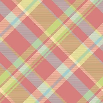 Cell pattern check textile, border plaid tartan fabric. Christmas card vect.. Stock Illustration