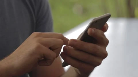 Cell Phone Browsing Stock Footage 50939304