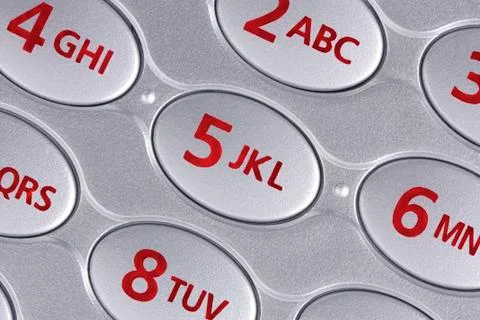 Cell phone button background Stock Photos